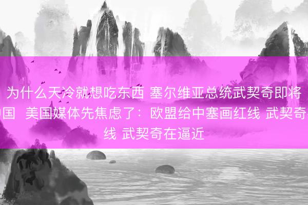 为什么天冷就想吃东西 塞尔维亚总统武契奇即将访问中国  美国媒体先焦虑了：欧盟给中塞画红线 武契奇在逼近