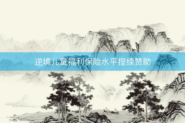 逆境儿童福利保险水平捏续赞助